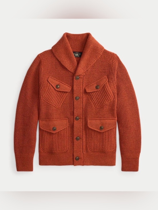 Ralph Lauren Double RL Other - 🍁Ralph Lauren RRL Men’s Wool-Cotton Shawl-Collar Cardigan🍁